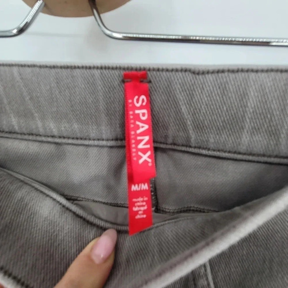 SPANX grey Jean-ish jeggings leggings jeans size Medium - Picture 5 of 6